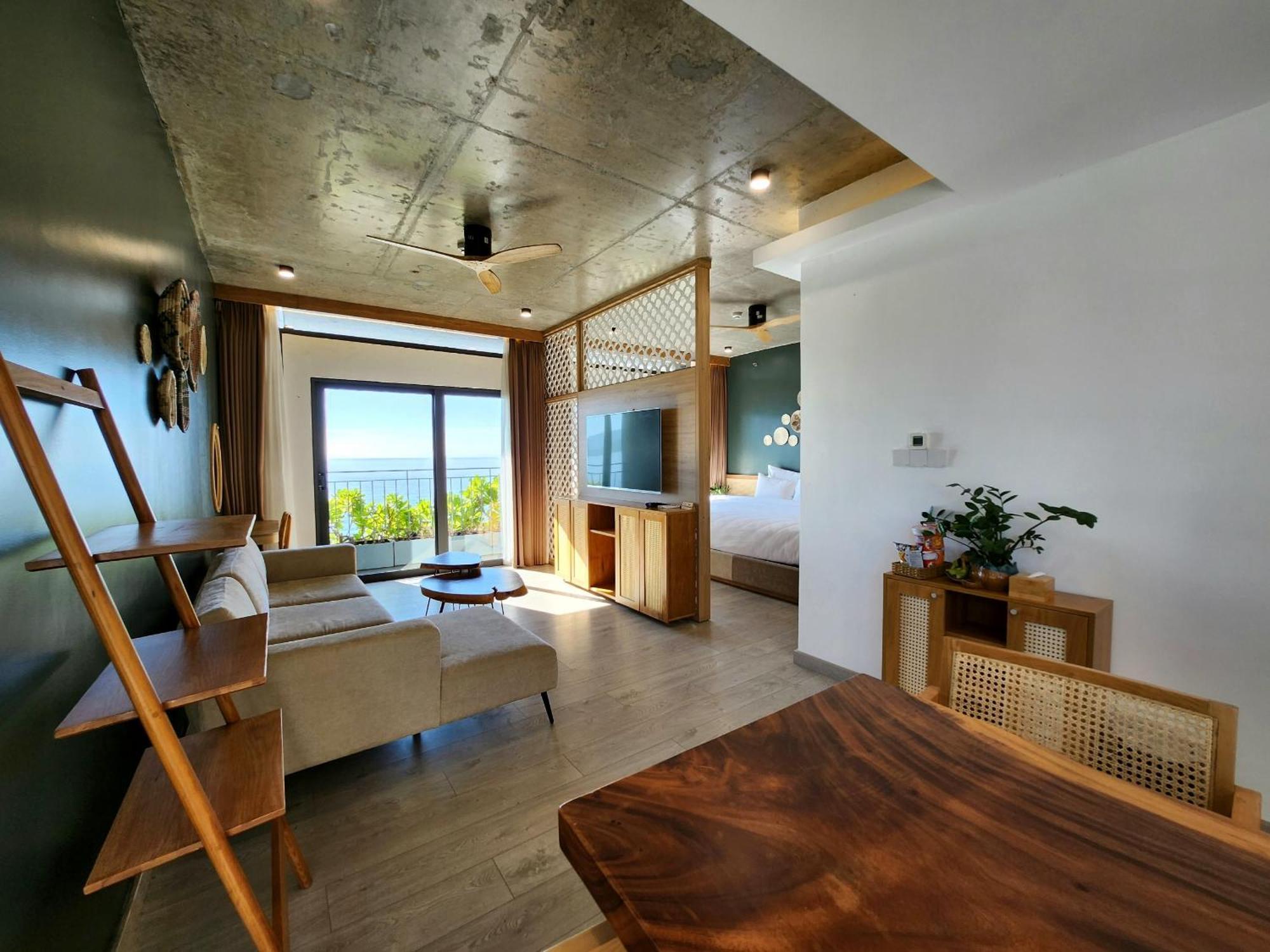 Leaf Beachfront Hotel Da Nang Bagian luar foto