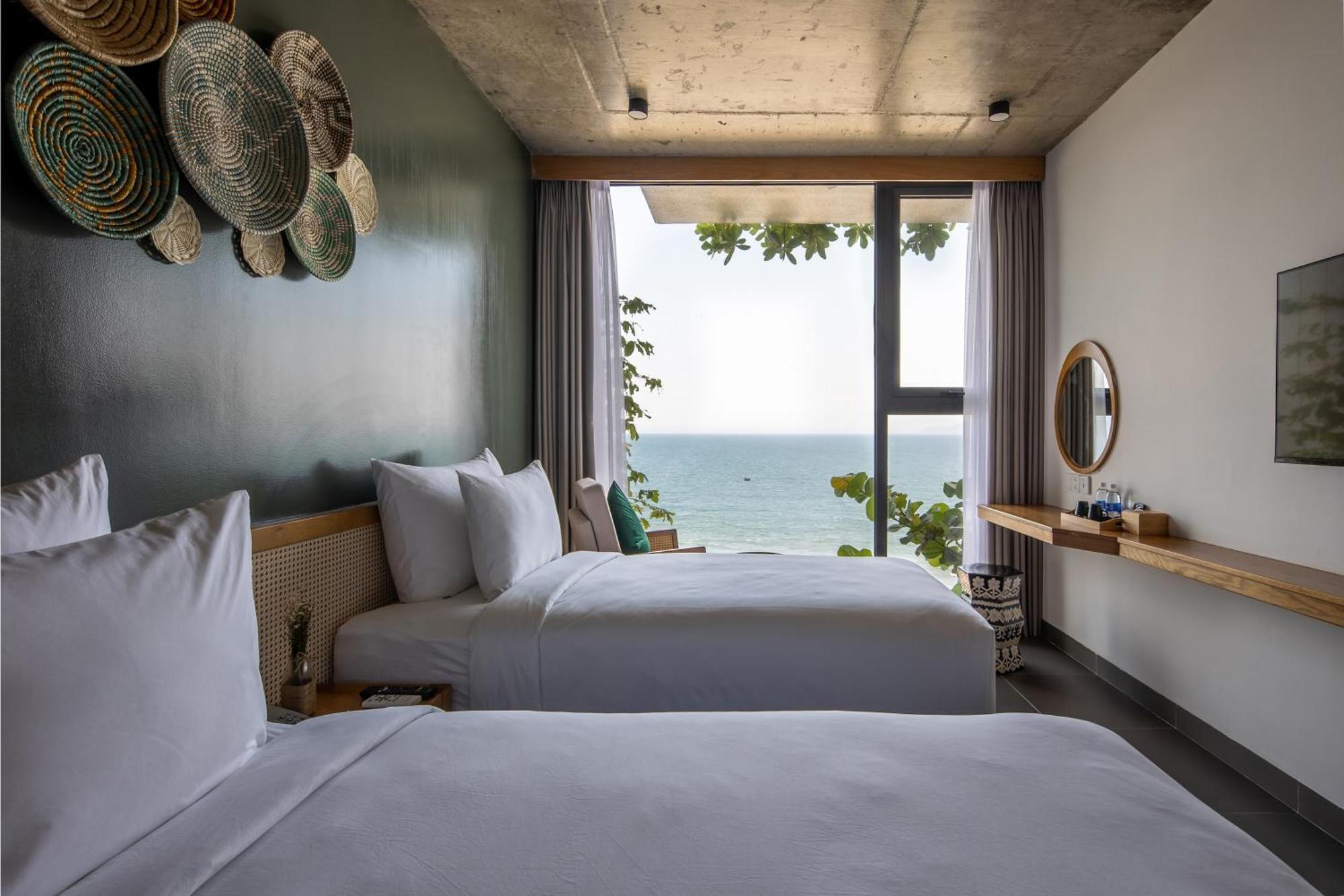 Leaf Beachfront Hotel Da Nang Bagian luar foto