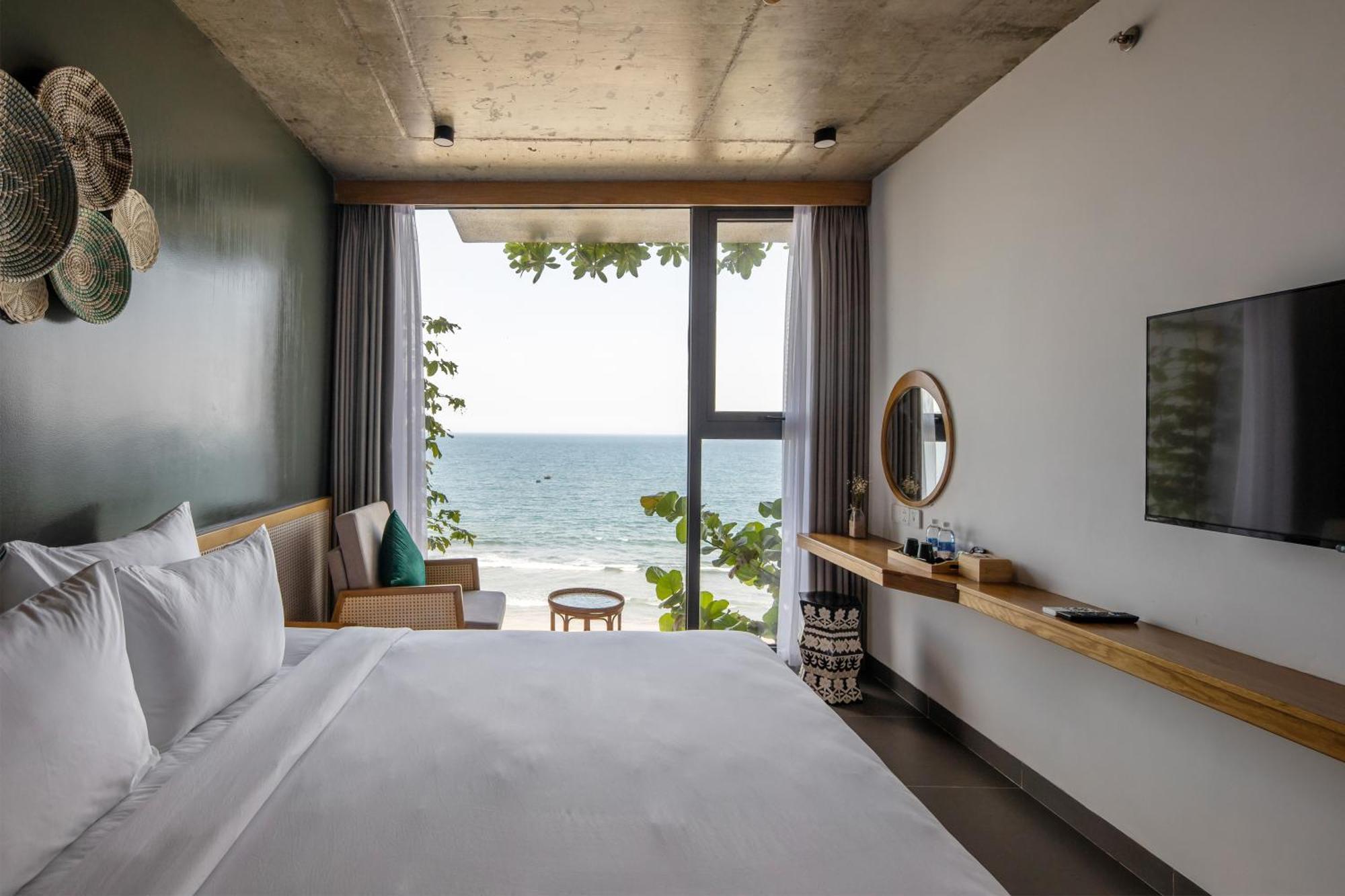 Leaf Beachfront Hotel Da Nang Bagian luar foto