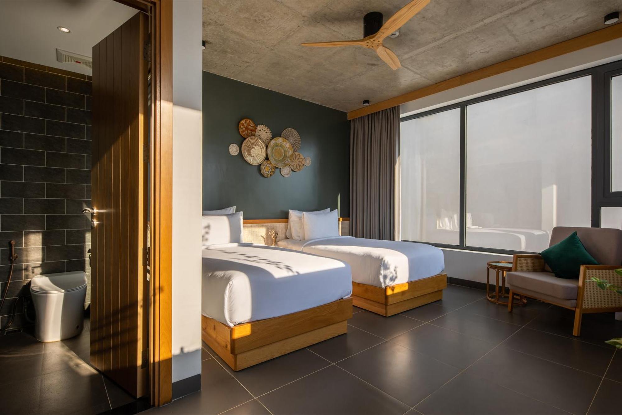 Leaf Beachfront Hotel Da Nang Bagian luar foto