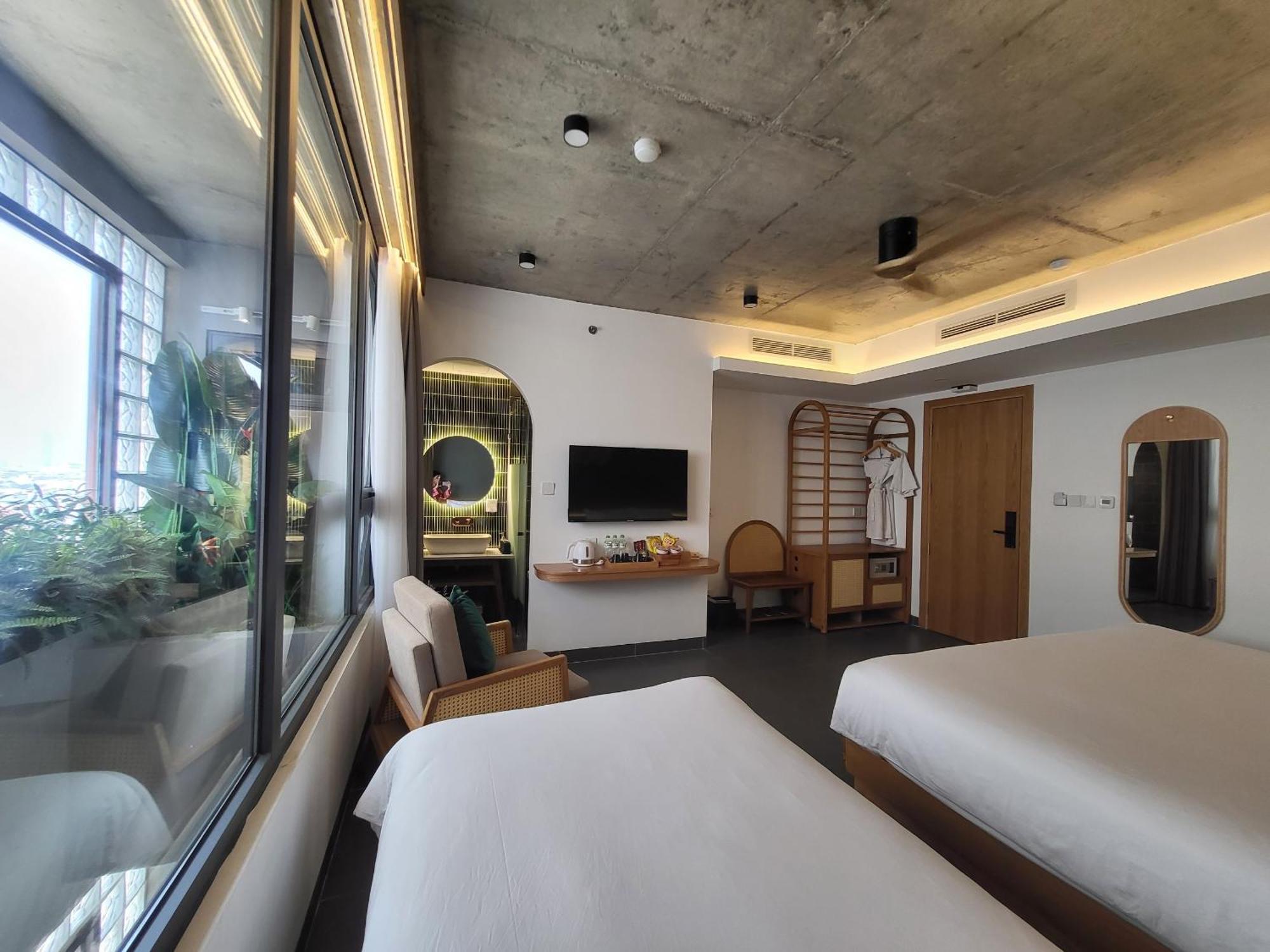 Leaf Beachfront Hotel Da Nang Bagian luar foto